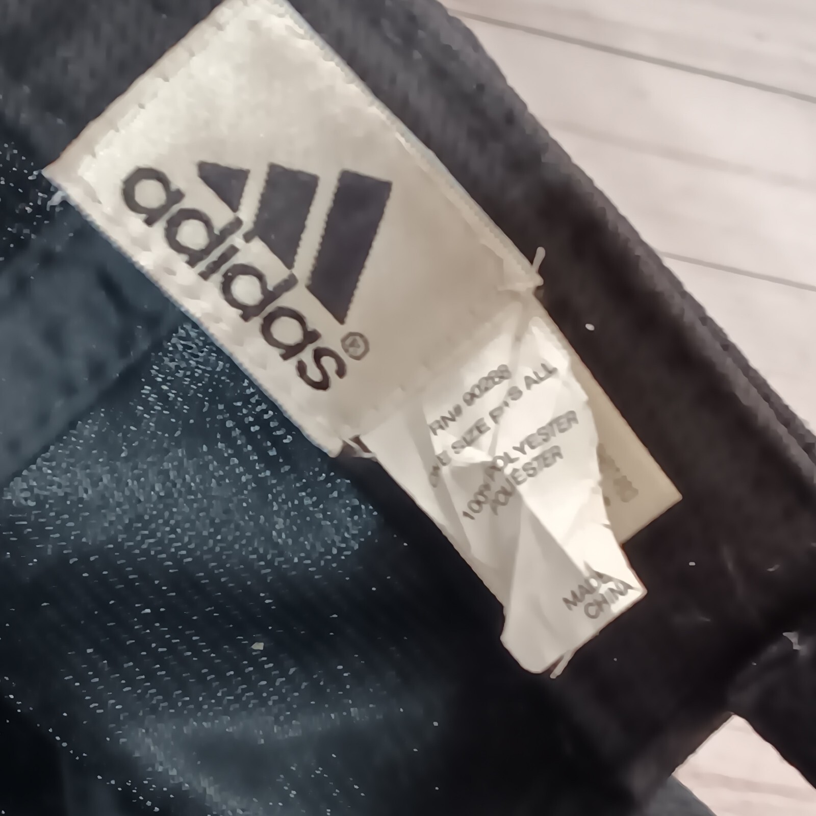 Adidas Baseball Hat Cap Hook&loop Embroidered Bla… - image 7