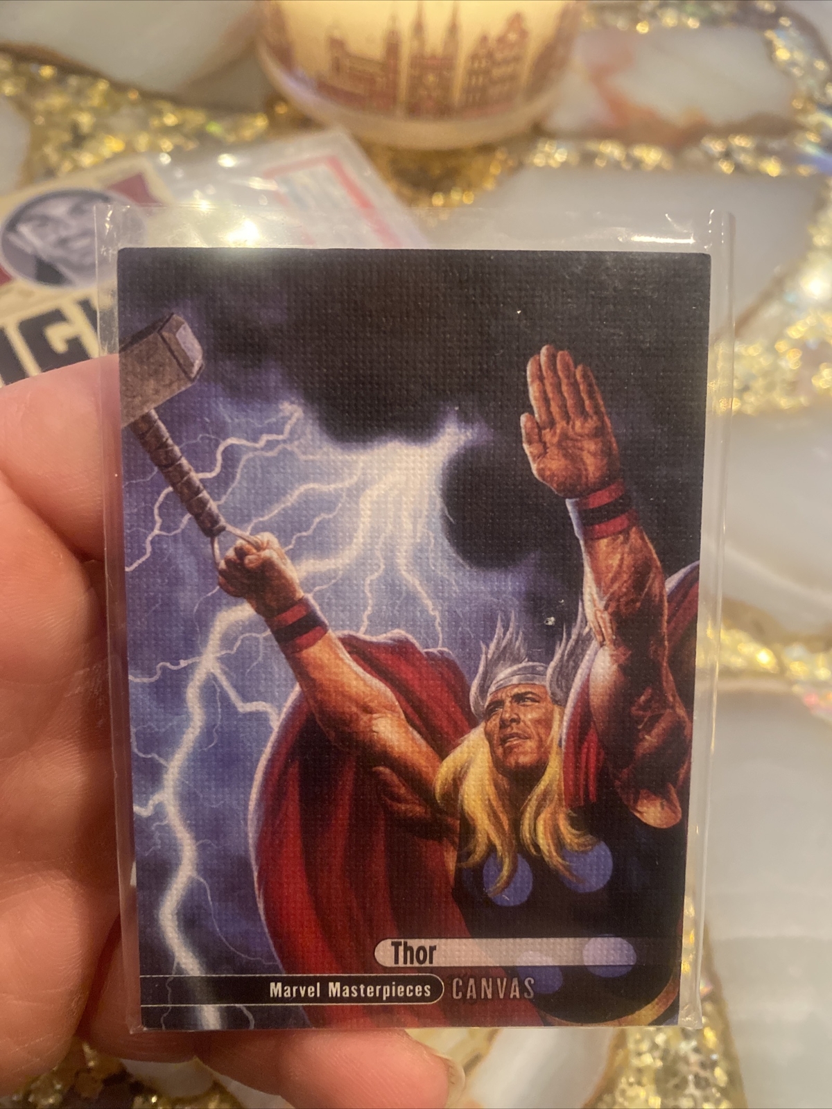2016 Upper Deck Marvel Masterpieces Canvas High Series Thor #95 Joe Jusko