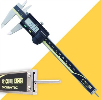 Messschieber Mitutoyo Digimatic 150 mm ABSOLUTE AOS 500-184-30 Tiefenmaß rund