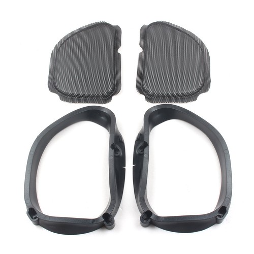 Fit For Harley Road Glide 1998-2013 Black Mesh Front Fairing Speaker Grilles - Picture 10 of 10