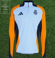 Image of Real Madrid Training Top Mens - Official adidas 1/4 Zip Top - All Sizes