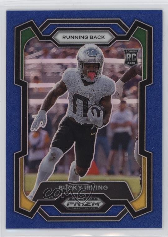 2024 Panini Prizm Draft Picks Blue Prizm 149/199 Bucky Irving #172 4g8