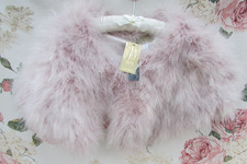 BNWT Jenny Packham PINK  FEATHER Bridal Shrug Shawl STOLE 8/10/12 £60