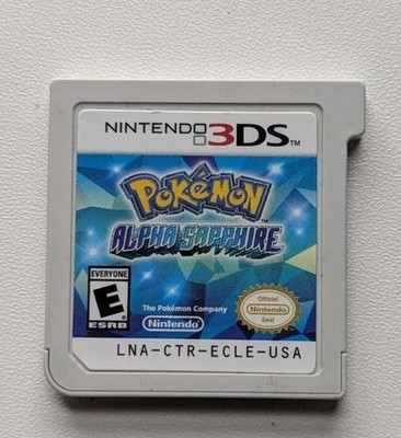 Pokemon: Alpha Sapphire (Nintendo 3DS, 2014) Authentic Tested Working