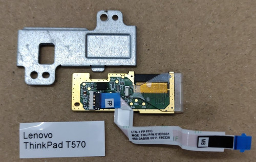 Lenovo ThinkPad T570 Fingerprint Reader Board mit Halterung Fingerabdruck Sensor