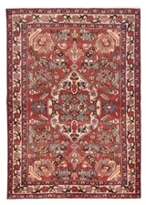 Traditional Vintage Hand-Knotted Area Rug 5'1" x 7'4" Oriental Wool Carpet