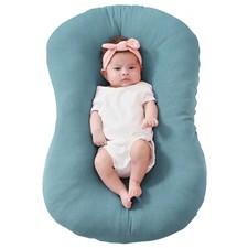 FUNUPUP Muslin Baby Lounger Cover Compatible with Snuggle Me Lounger, Infant