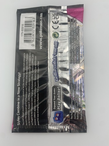 Pokemon Fusion Strike Booster Pack / NEW / SEALED / UNWEIGHED - Picture 3 of 3