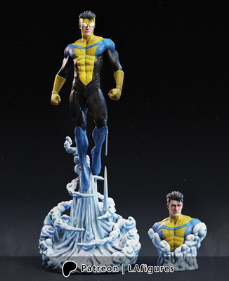 Invincible - unbemalter Modellbausatz - 3D gedruckte Resin Figur - Maßstab 1:10