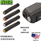 NDZ Glock 19 19X 23 45 47 Gen 4-5 Stainless Steel Heavyweight Guide Rod Assembly