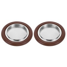 Kf25 Flange Centering Ring 50 Screensteel Cylinder25mm Id 26mm Od 2pcs Brown
