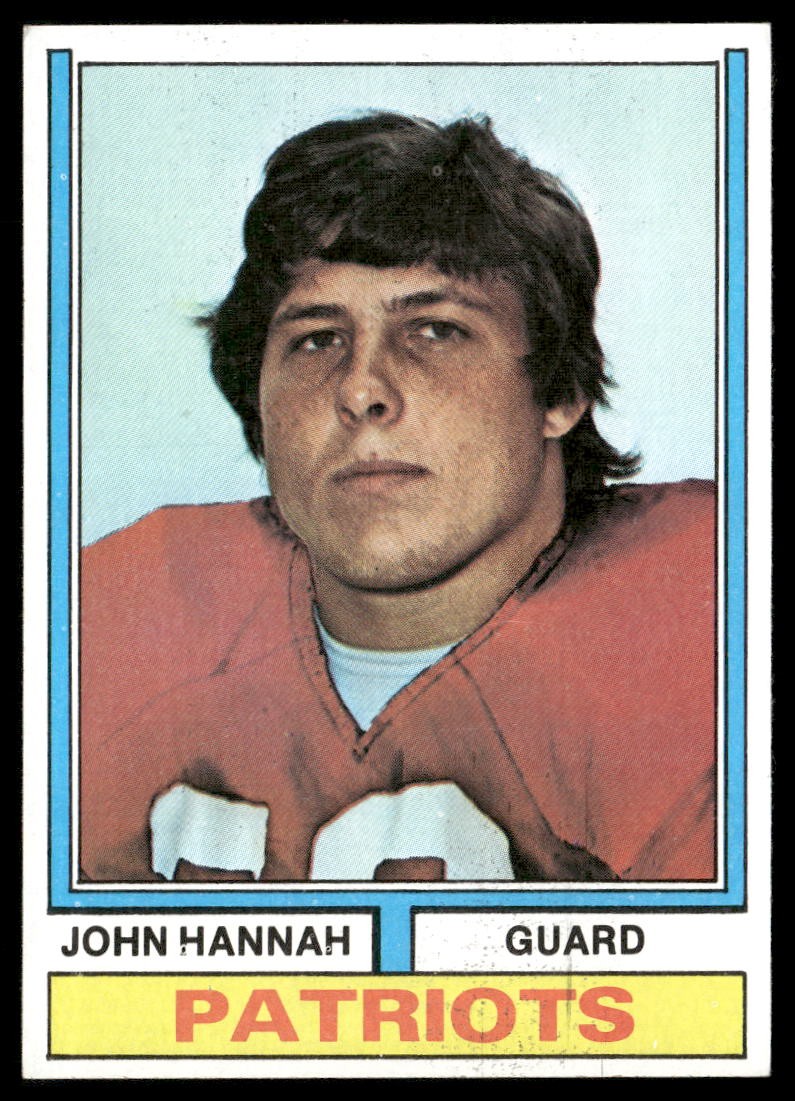 John Hannah 1974 Topps #383 - New England Patriots