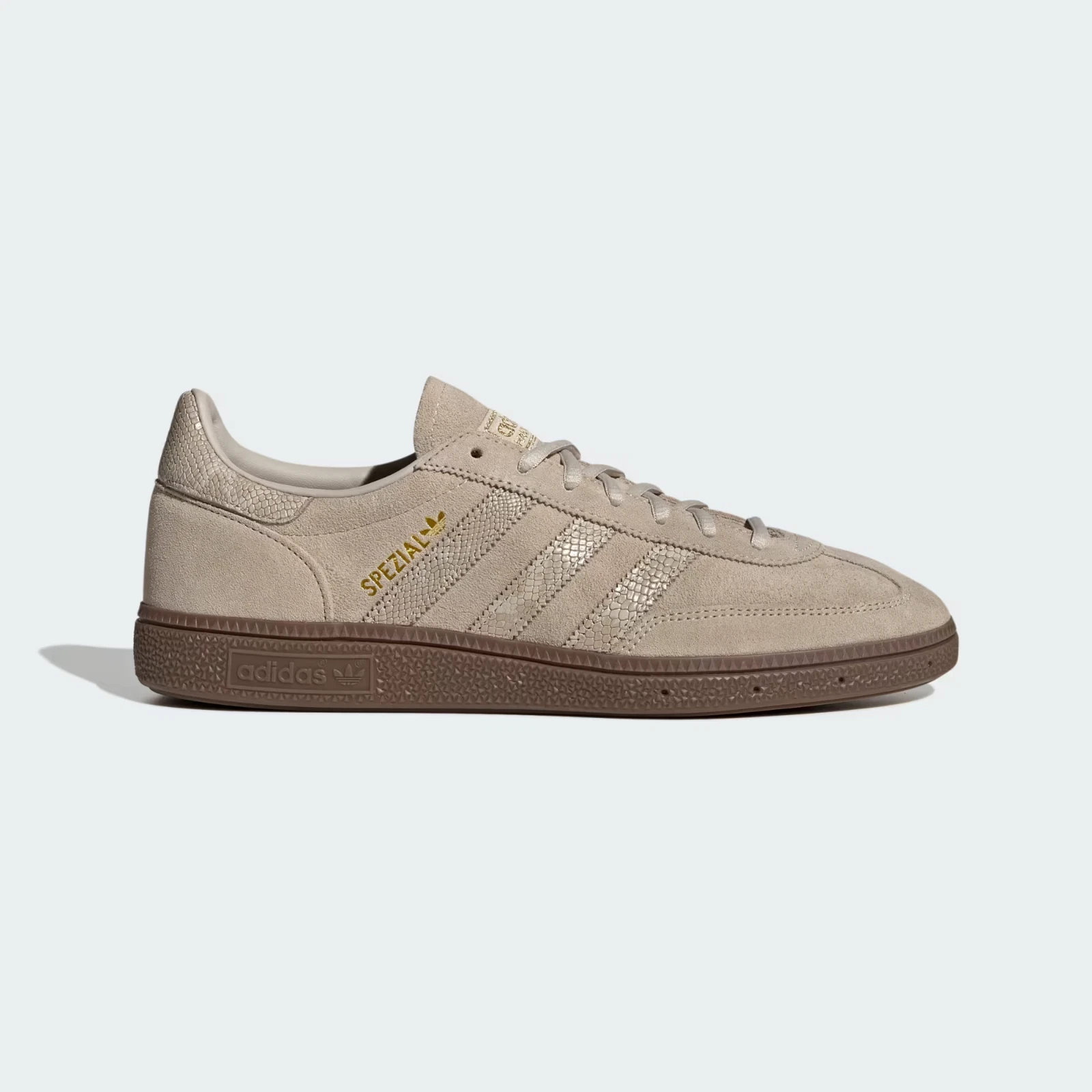 Adidas Originals Men's Handball Spezial Shoes in Khaki Three/Beige