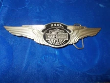 Harley-Davidson 110th Anniversary Belt Buckle Mint!