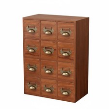 Desk Drawer Cabinet Japanese Design Home Furniture Solid Wood for Journal Fans