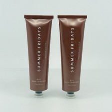 SUMMER FRIDAYS R  R Mask Glow 2 PACK Full Size 2.25oz Each New Sealed Skincare