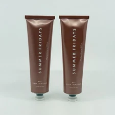 SUMMER FRIDAYS R + R Mask Glow 2 PACK Full Size 2.25oz Each New Sealed Skincare