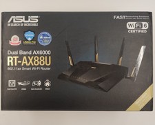 ASUS Dual Band RT-AX88U AX6000 802 11ax Smart Wi Fi Router FAULTY