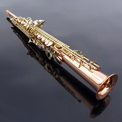 Sax Soprano saxophone Phosphorus copper S-992 professional playing With case