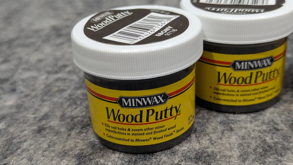 4 x Minwax 3,75 OZ Masilla de madera de ébano 13618000 Minwax 13618000 027426136182 ébano Foto 2 de 4