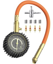Tire Pressure Gauge 0-100 PSI, ANSI B40.1 A Accurate Tire Gauges for Tire Pre...