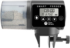 Aquamiracle Programmable Automatic Fish Feeder for Aquarium, Auto Fish Food Disp