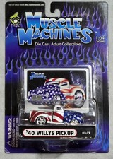 Muscle Machines 40 Willys Pickup 164 Diecast