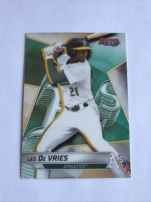 2025 Bowman's Best - Top Prospects Leo De Vries #TP-26 (RC) Athletics