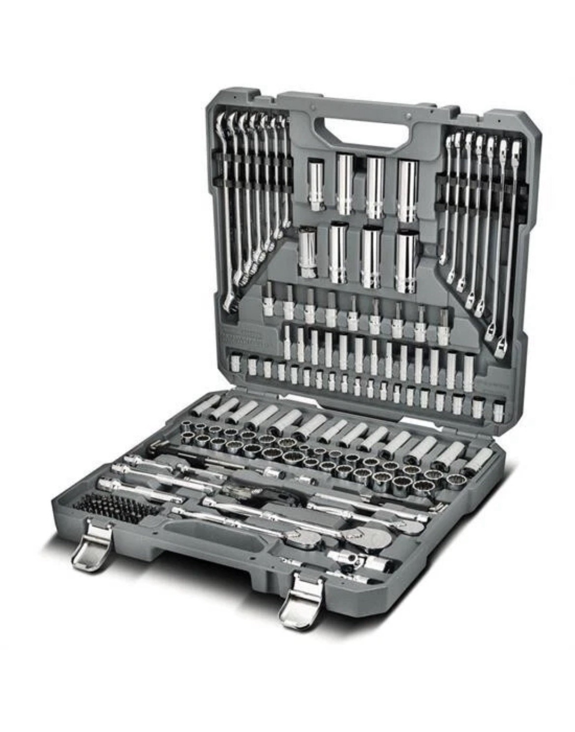 NEW INGERSOLL-RAND 752022 SAE/Metric 205 Piece Master Mechanics Tool Set ~ Fr.Sh