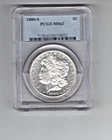1880-S MORGAN $1 SILVER DOLLAR PCGS MS63 GREAT STRIKE LUSTROUS