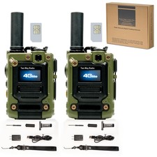 4G LTE PoC Radio 2-Pack, Global Unlimited Range Walkie Talkies 5000 Miles, N...