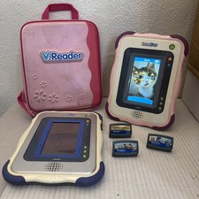 2 InnoTab 1 Learning System Tablets VTech 1268 with 3 Games  Backpack Case