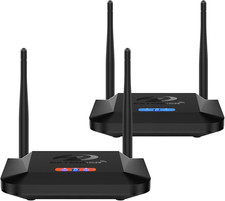 Wireless HDMI Transmitter and Receiver 4K Decoding 1080P 60HZ, 656 FT, HDMI Loop