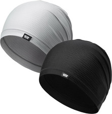 2 Pack Summer Beanies Lightweight Breathable Cooling Skull Caps for Women Men Sp
