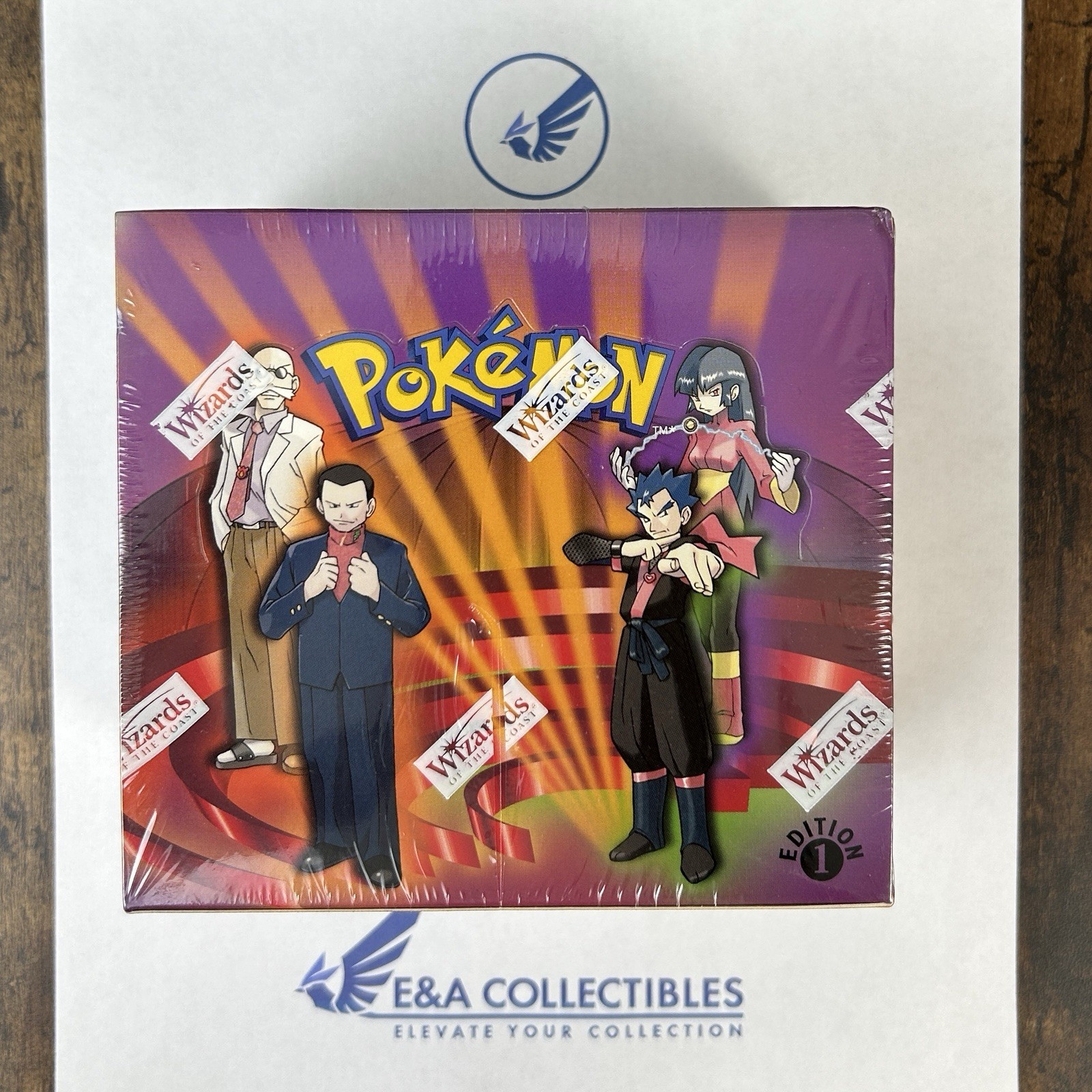 2000 Pokemon 1st Edition Gym Challenge Booster Box Factory Sealed