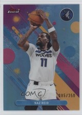 2025-26 Topps Finest Common Sky Blue Refractor 85/350 Naz Reid #64 1e6a