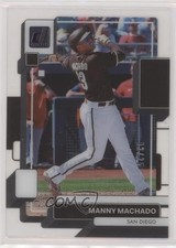 2022 Panini Chronicles Clearly Donruss Purple 2/25 Manny Machado #34 o7m