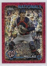 2024 Topps Chrome Magenta Speckle Refractor /350 Drew Millas #85 17oo