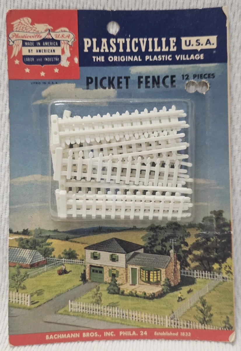 Miniature Picket Fence Kit HO OO Scale Diorama Dollhouse - Australia - Foto 4