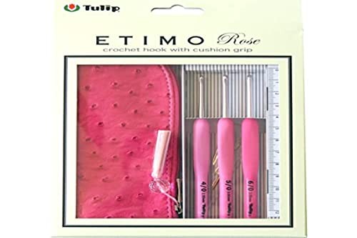 Tulip T ER-001 Set Uncinetti French Pink (TER-001) - Import Giappone - Ganci Morbidi E Lisci - 2