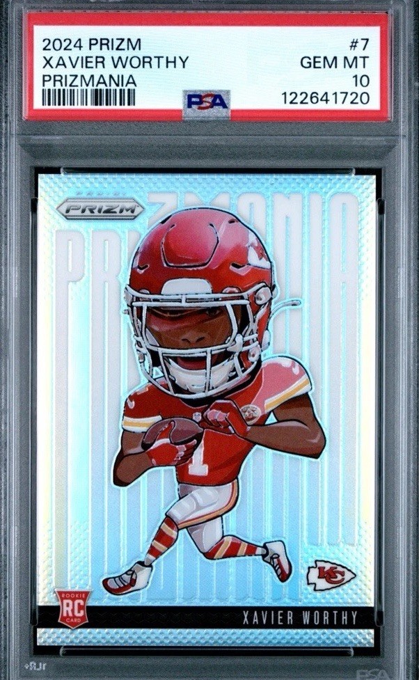 Xavier Worthy Panini Prizm Prizmania #7 Base