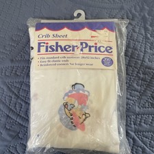 Fisher Price Sunshine Bears Fitted 28x52 Inch Crib Sheet Vintage 1994 NIP