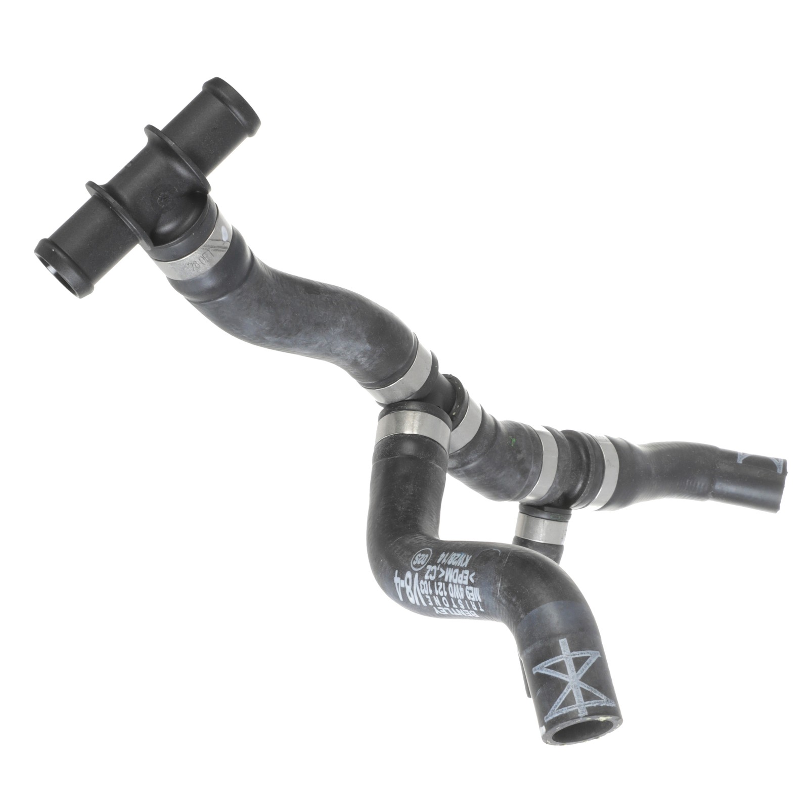 Bentley Continental GT 2011-2018 Coolant hose P/N 4W0121103