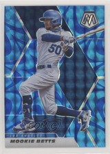 2021 Panini Mosaic Reactive Blue Mosaic Prizm Mookie Betts #144 0m4q