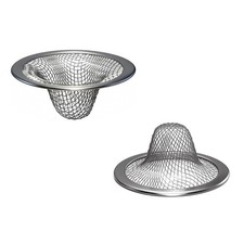 2.215" Top Diameter, 1.0" Basket Small Bathroom Sink Strainer, Little Drain M...