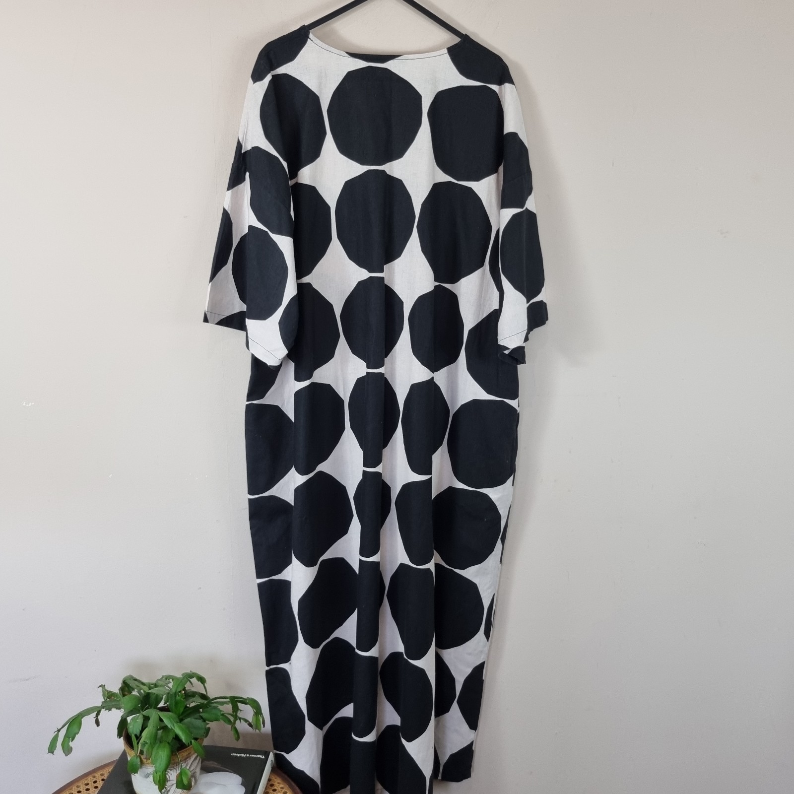 Marimekko Uniqlo Linen Cotton  Pockets Lagenlook Dress New Without Tags Small thumbnail 6