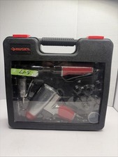 New Husky Air Tool Set Kit 12 Impact Wrench 38 Ratchet Sockets Bits