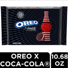 Limited Edition Oreo Coca Cola Flavor Cookies With Popping Candy 10.68oz Coke