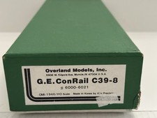 Overland Models Ho 1946 Scale Brass G.e.conrail C39-8 Diesel Engine Undecorated