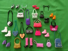 Barbie Dolls bags  shoes and accessories  bundle. Pre-owned.